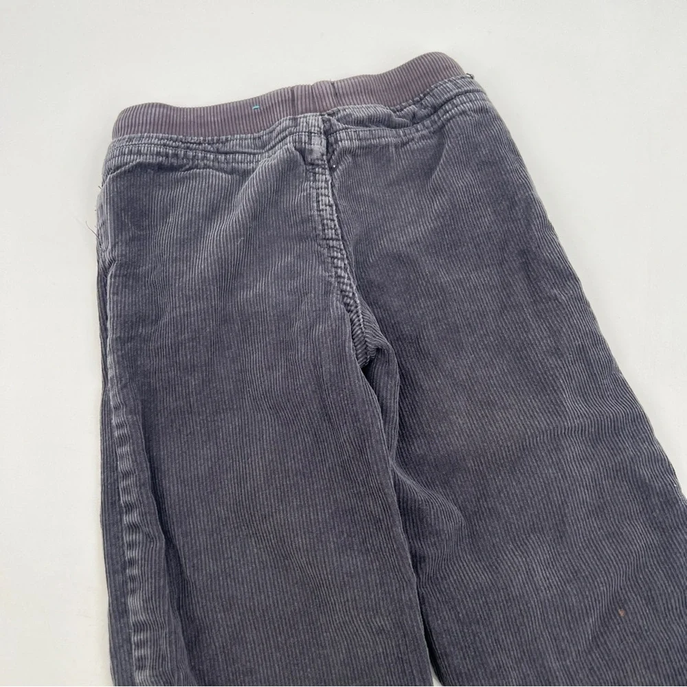 Children's Place Girls Corduroy Blackish-Gray Casual Pants Size 4T